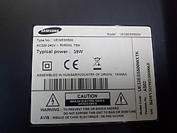 113 SAMSUNG TELEVİZYON UE32ES5500 ANAKART 2500 TL.