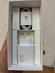 Orjinal xiaomi şarj aleti 67watt turbo