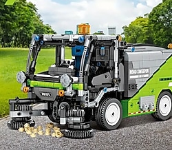 Lego Yol Süpürme Aracı 900 Parça Motorlu