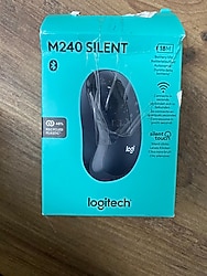 Logitech M240 Sessiz Kompakt Kablosuz Bluetooth Mouse - Siyah