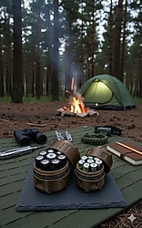 AA AAA Waterproof Pil Kutusu Outdoor Tactical Kamp