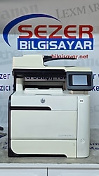 HP LaserJet Pro 400 color MFP M475dn dublex + network lazer yazıcı ( 2, el yazıcı )