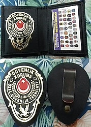 KLAS.GÜVENLİK KORUMA,ÖZEL GÜVENLİK ROZETLİ CÜZDANI v KEMER ROZETİ AL.SADECE ÖZEL GÜVENLİK PRSN. SATILIR-SIVILE SATILMAZ