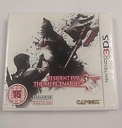 NINTENDO 3DS , RESIDENT EVIL 3 , THE MERCENARIES
