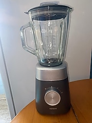 Karaca Cam Hazneli Blender Gri-Kahverengi