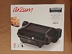 Arzum ar2005 eco panini tost makinesi. sıfır