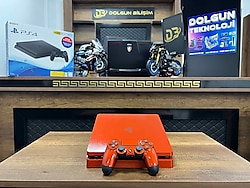ÖZEL SERİ PlayStation 4 Slim Turuncu 500 GB Tek Kol | (İKİNCİ EL)