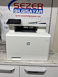 HP Renkli LaserJet Pro MFP M477fdn DUBLEX + NETWORK+FAX ÇOK FONKSİYONLU RENKLİ LAZER YAZICI ( 2, EL LAZER YAZICIDIR)