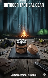 AA Pil Kutusu Waterproof Outdoor Tactical Kamp