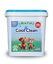 CoolClean - Patili Dostlara Özel 400’lü Islak Mendil / Havlu – Alkol ve Paraben İçermez
