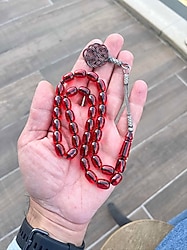 Kazaz Gümüşlü Ateş Kehribar