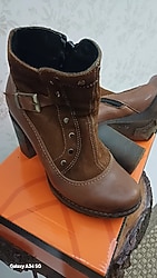 Deri ve nubuk kadın y.çizme