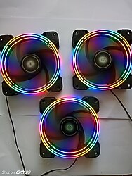 kasa fanı-rgb led fan-12v ledli fan- ledli fan-14cm kasa fanı