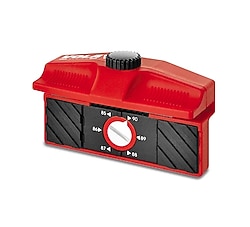 Sharpener adjustable from 90° to 85°