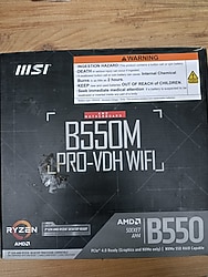 MSI B550M PRO-VDH Wi-Fi AMD AM4 DDR4 Micro ATX Anakart