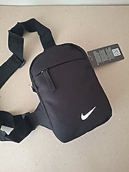 SIFIR ÜRÜNDÜR!!NİKE ÇAPRAZ ASKILI SİYAH OMUZ ÇANTASI