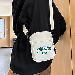 Brooklyn Baskılı Oxford Çapraz Vücut Çantası