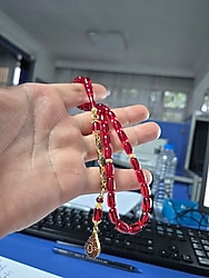 Ateş Kehribar Tesbih - Halil Kalaycı Tesbihçilikten