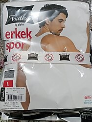 erkek sporcu atlet gri renk L beden