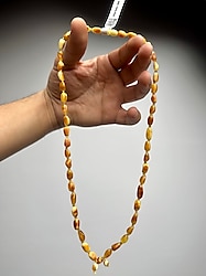 Orijinal Damla Kehribar Kolye (Ü.K: 1640)