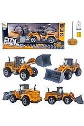 Uzaktan Kumandalı Şarjlı Dozer İş Makinesi 4 Fonksiyonlu