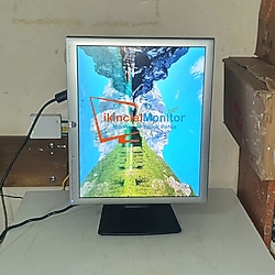 HP LA1956X 19 inç LED Kare VGA DVI DP Kurumsal 2.El Monitör Yatay Dikey Kullanım 6 Ay Garantili