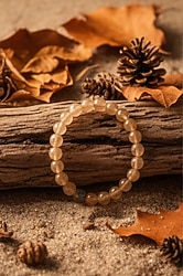 Sitrin Kristali – Unisex Bolluk ve Bereket Bilekliği