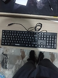 Piranha Siyah Kablolu Klavye