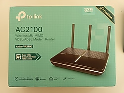 TP-Link Archer VR2100 4 Port 2100 Mbps 5GHz VDSL2 Modem