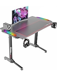 Twisted Minds T-Desıgn TM-T-1060-RGB Karbon Fiber E-Spor Oyuncu Masası