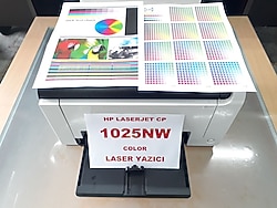 Hp laserjet cp1025nw color yazıcı 
