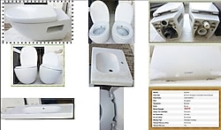 DURAVİT DURAPLUS COLOMBA ASMA KLOZET 2 adet duravit lavabo hepsi 8000