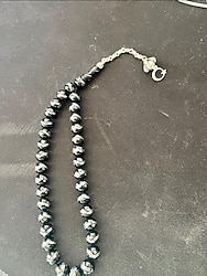 Gümüş oltu tesbih