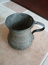 OSMANLI DÖNEM BAKIR SÜRAHİ.ÇOK ENDER ÇIKAR(BOY 22 CM EN 13 CM.AĞIRLIK 690 GR )