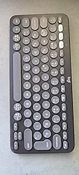 Logitech K380s Pebble Keys 2 Çoklu Cihaz Özellikli Bluetooth Türkçe Q Klavye - Siyah