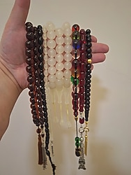 10 Adet Maskot ,Kehribar,Oltu ,Kedi gözü Tebih