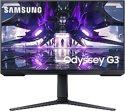 Samsung Odyssey G3 LS24AG300NRXUF 24" 1 ms Full HD Pivot 144 Hz Oyuncu Monitörü (TEŞHİR ÜRÜNÜ)