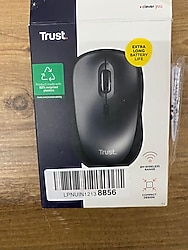 Trust 24549 Sessiz Kablosuz Mouse Gri
