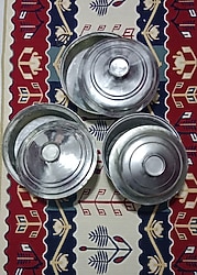 Kalaylı bakır tencereler..