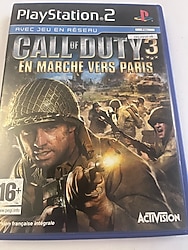 PS2 , CALL OF DUTY MARCH TO PARIS
