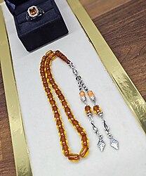 çubuk sıkma kehrıbar ve YÜZÜK SET