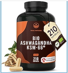 Bio Ashwagandha 210 kapsül - KSM-66 (sıfır ürün)