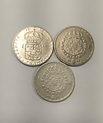 Gümüş Para İsveç Kron