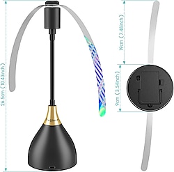 Neijiaer 2'li sinek kovucu, USB C, şalterli, otomatik ve bükülebilir sinek kovucu