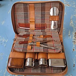 Antika Erkek Seyahat / Bakım Seti – 1950’ler vintage