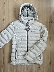Columbia Titanium Erkek Mont M Beden Gri Arctic Crest Down Kapüşonlu