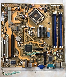 Fujitsu D2610-A10 945 ÇİPSETLİ uBTX 775 pin ddr2 4 slotlu Anakart  