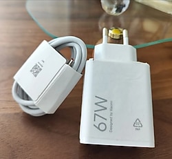orjinal 67 watt xiaomi şarj aleti ve kablo