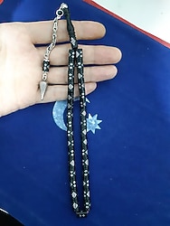 Gümüş İşlemeli Katalin Tesbih