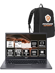 Acer Extensa 15 EX215-55 Intel Core I7 1255U 32GB 2tb SSD 15.6" Fhd W11H Taşınabilir Bilgisayar